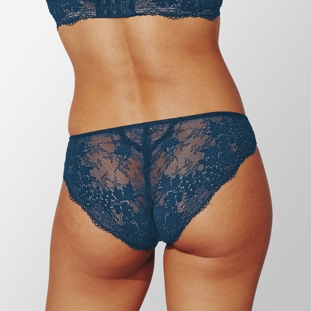 ThirdLove All Day Lace Bikini Size MDevening-teal / MD